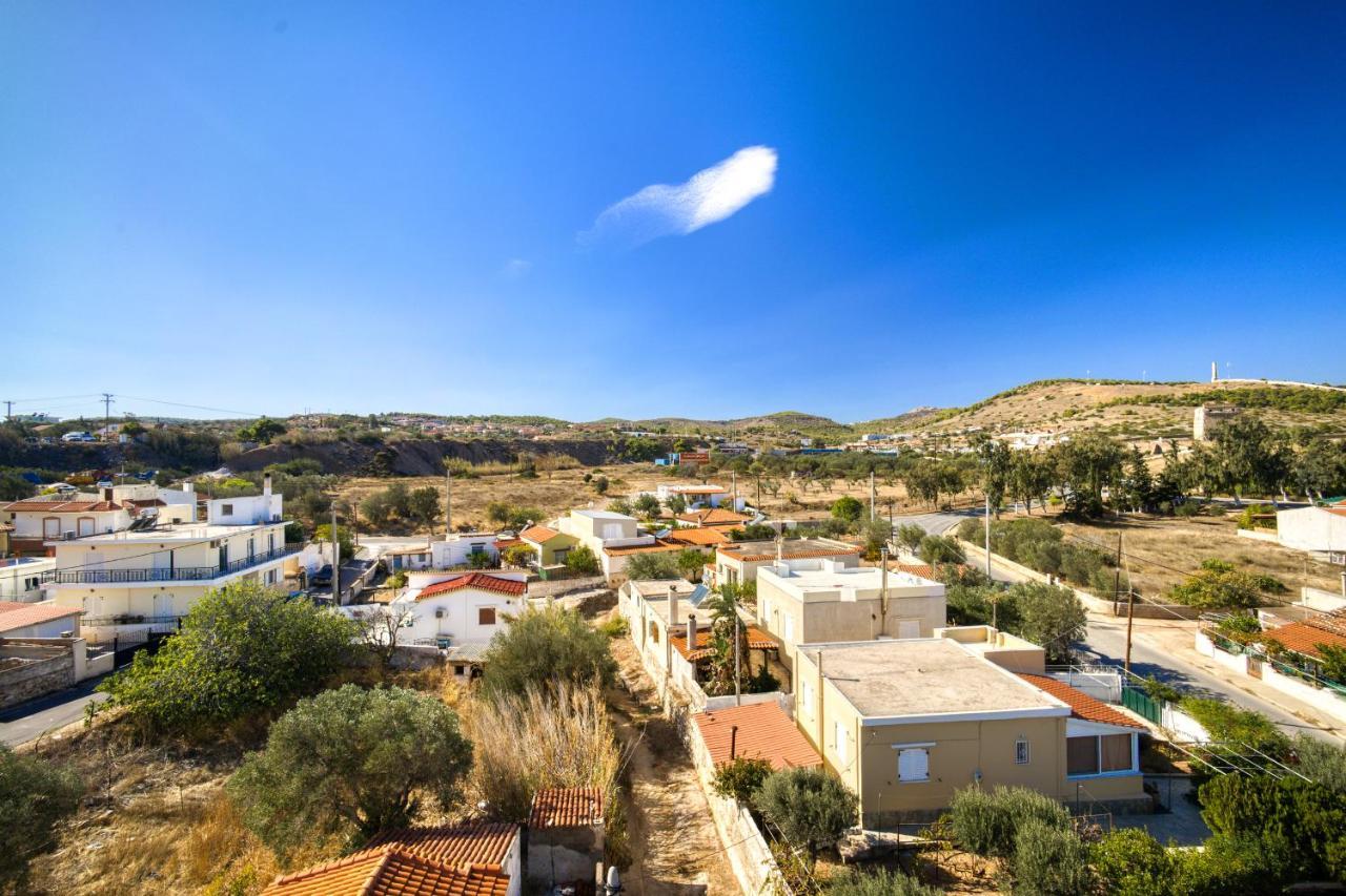 Sea & Mountain Apartment Close To Port And City Лаврион Экстерьер фото
